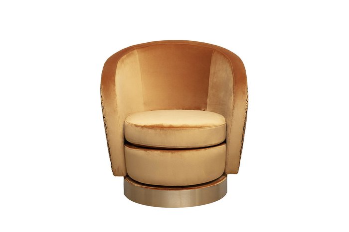 Кресло Napoli желто-оранжевого цвета - купить Интерьерные кресла по цене 65000.0