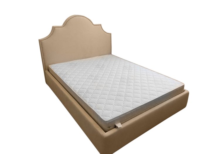 Кровать Фиби светло-коричневого цвета 180х200 с ящиком для хранения  
