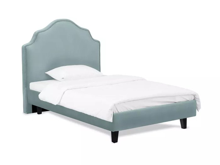 Кровать Princess II L 120х200 серо-голубого цвета
