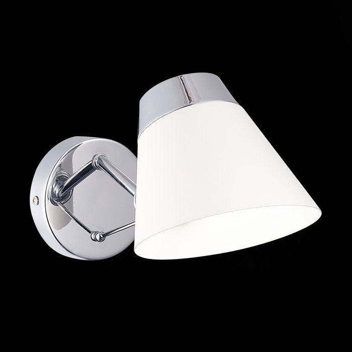 Бра Хром/Белый E14 1*40W VARIO - лучшие Бра и настенные светильники в INMYROOM