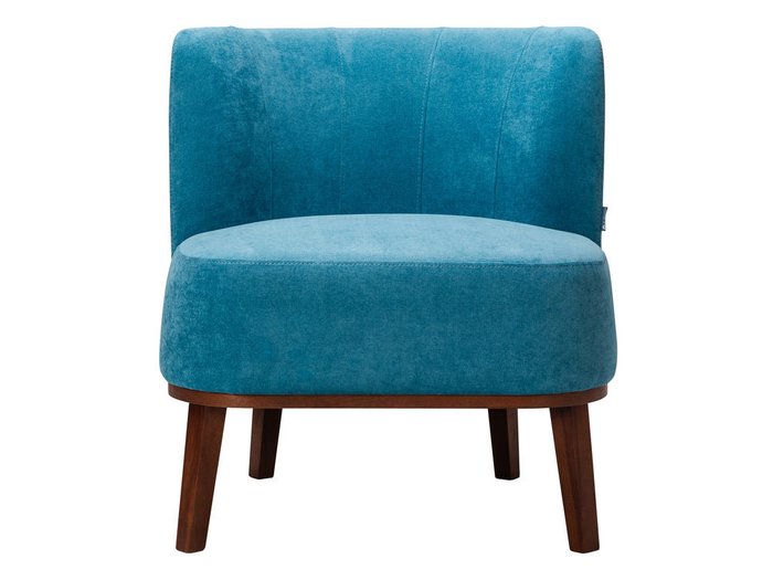 Кресло Шафран синего цвета - лучшие Интерьерные кресла в INMYROOM