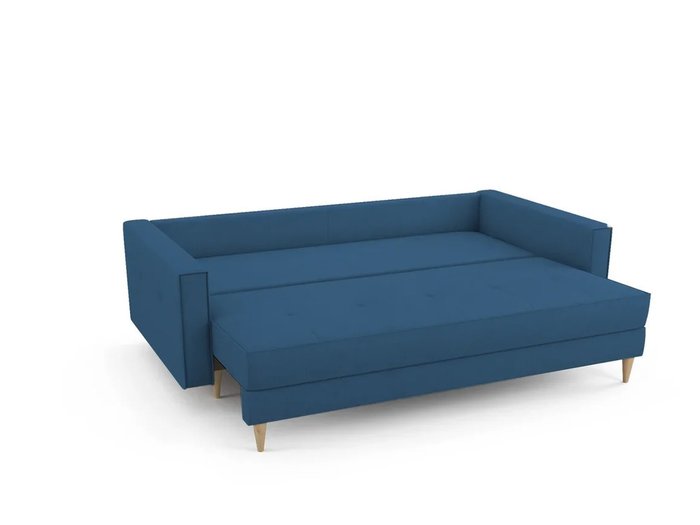 Диван раскладной синего цвета - купить Прямые диваны по цене 58200.0