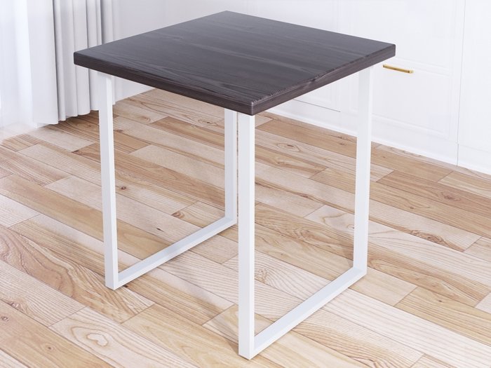 Обеденный стол Loft 70х70 со столешницей цвета венге - купить Обеденные столы по цене 13662.0