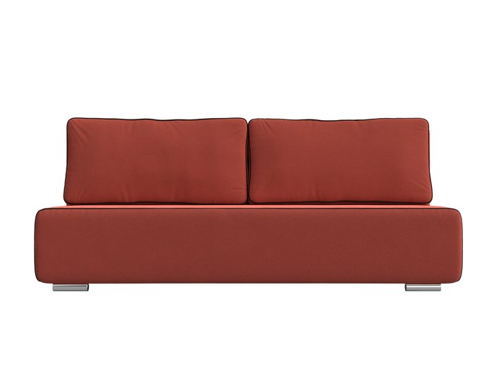 Прямой диван-кровать Уно кораллового цвета - купить Прямые диваны по цене 29999.0