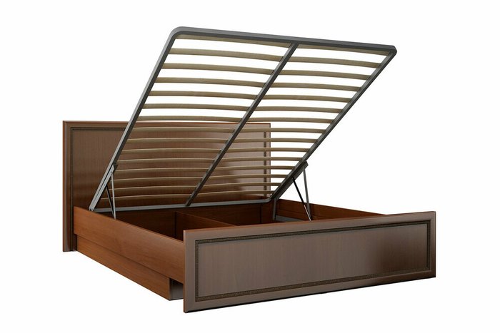 Кровать Луара 160х200 коричневого цвета с подъемного цвета - лучшие Кровати для спальни в INMYROOM