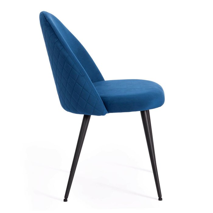 Набор из двух стульев Monro синего цвета - лучшие Обеденные стулья в INMYROOM
