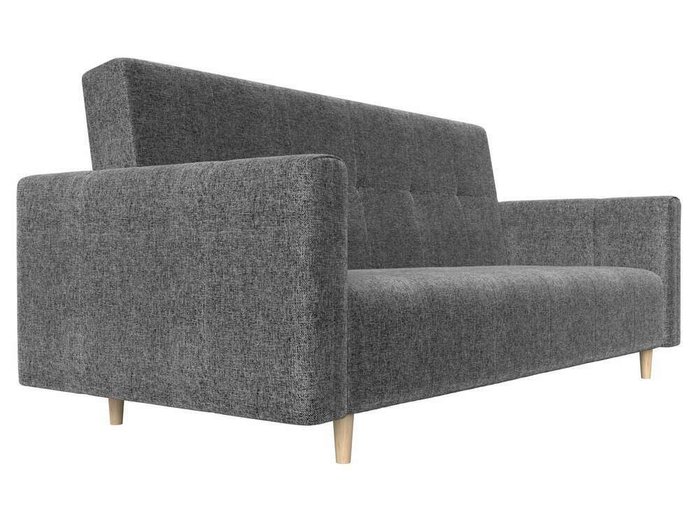 Прямой диван-кровать Вест серого цвета - лучшие Прямые диваны в INMYROOM