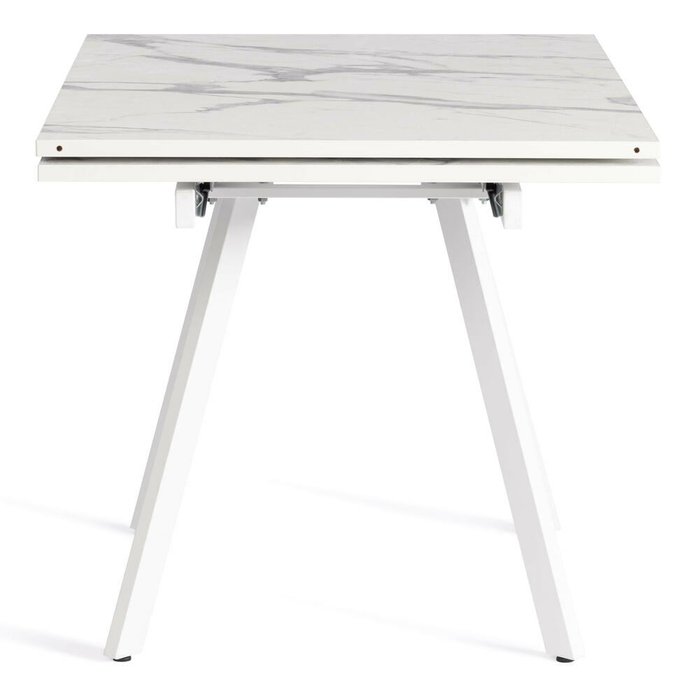 Раздвижной обеденный стол Vigo белого цвета - купить Обеденные столы по цене 22950.0