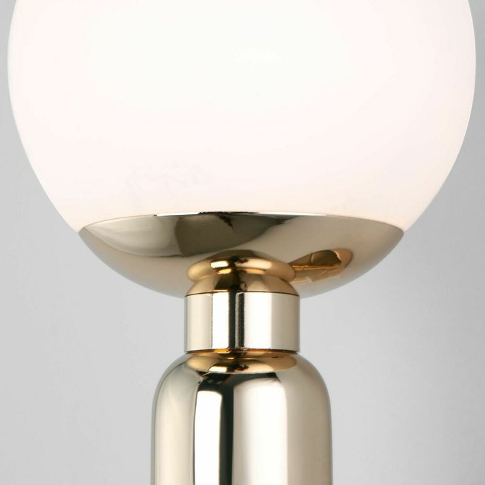 Настенный светильник со стеклянным плафоном 50251/1 золото Bubble - лучшие Бра и настенные светильники в INMYROOM
