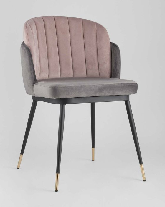 Стул Пенелопа серо-розового цвета - купить Обеденные стулья по цене 14990.0