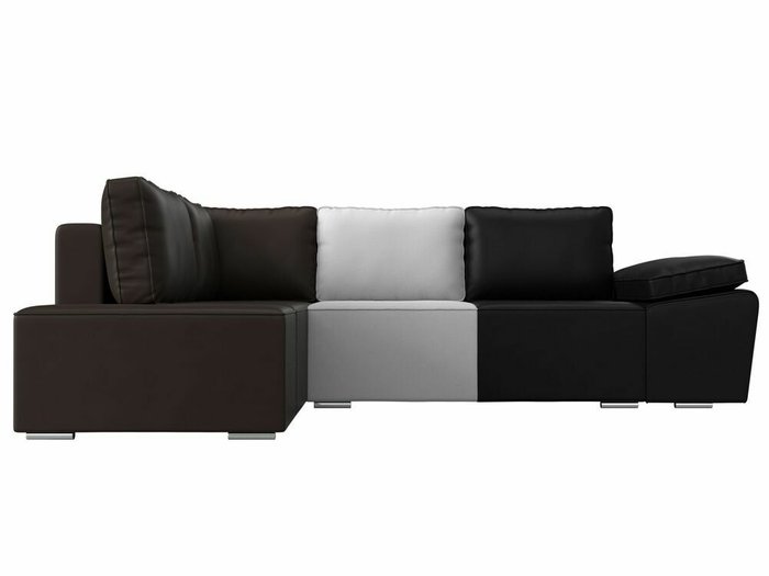 Угловой диван-кровать Хьюго мультиколор (экокожа) левый угол - купить Угловые диваны по цене 59999.0