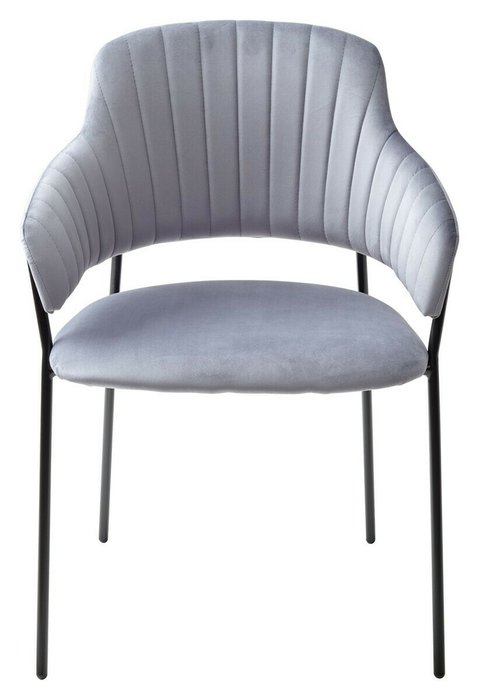 Стул Лотос серого цвета - купить Обеденные стулья по цене 7200.0