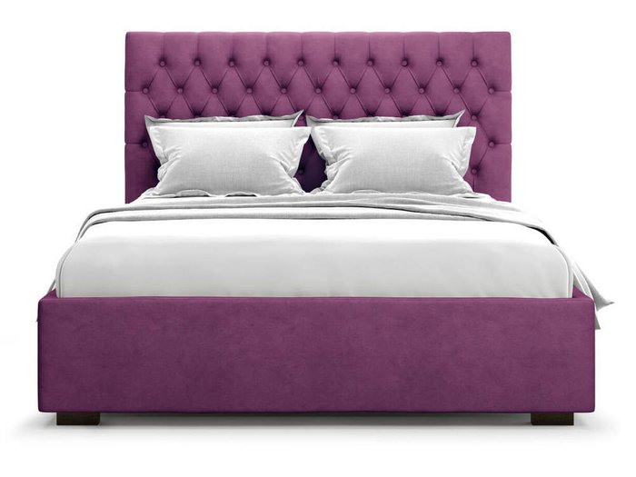 Кровать Nemi без подъемного механизма 160х200 фиолетового цвета