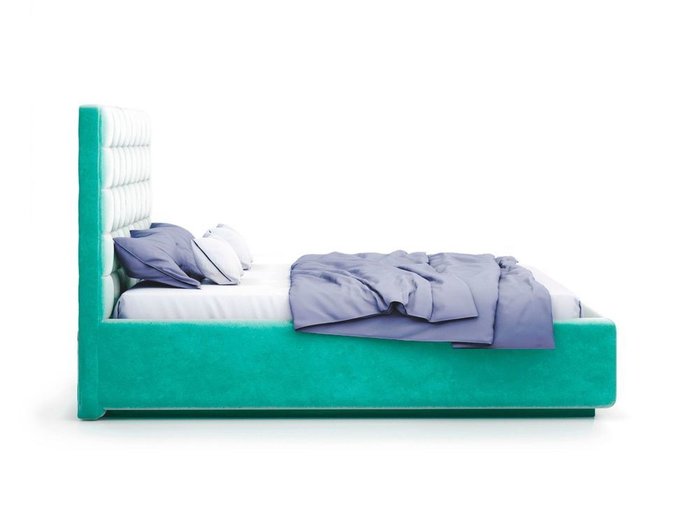 Кровать Vita мятного цвета с ортопедическим основанием 140х200 - лучшие Кровати для спальни в INMYROOM