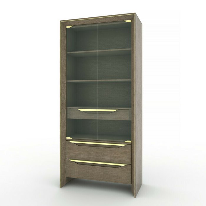 Книжный шкаф Frame коричневого цвета - купить Книжные шкафы по цене 186200.0