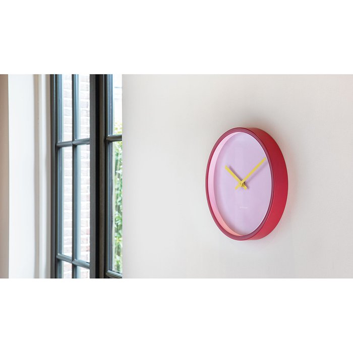 Часы настенные Rose розового цвета - купить Часы по цене 8840.0