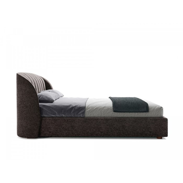 Кровать Tulip 160х200 темно-серого цвета - лучшие Кровати для спальни в INMYROOM