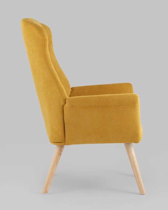 Кресло Парлор желтого цвета - лучшие Интерьерные кресла в INMYROOM