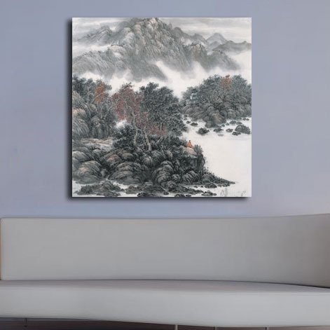 Декоративная картина на холсте "Пейзаж гор" - купить Принты по цене 3191.0