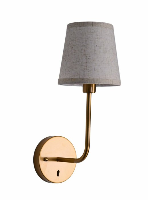 Настенный светильник Dolce бронзового-бежевого цвета 