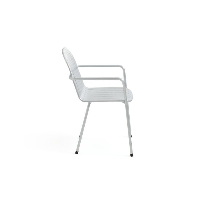 Кресло для столовой садовое из алюминия Kotanne серого цвета - лучшие Садовые стулья в INMYROOM