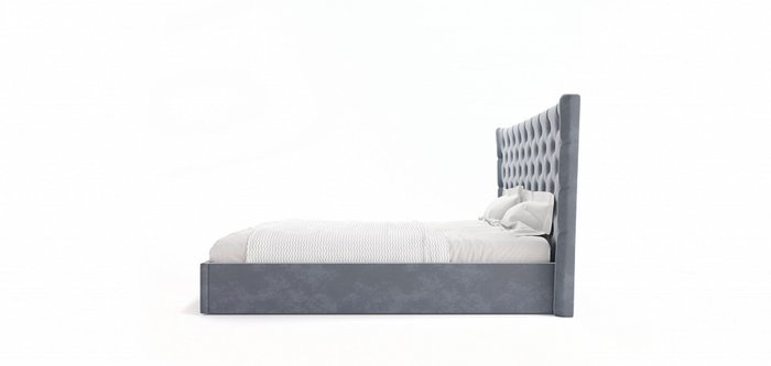 Кровать Вальполичелла 160х200 синего цвета  - лучшие Кровати для спальни в INMYROOM