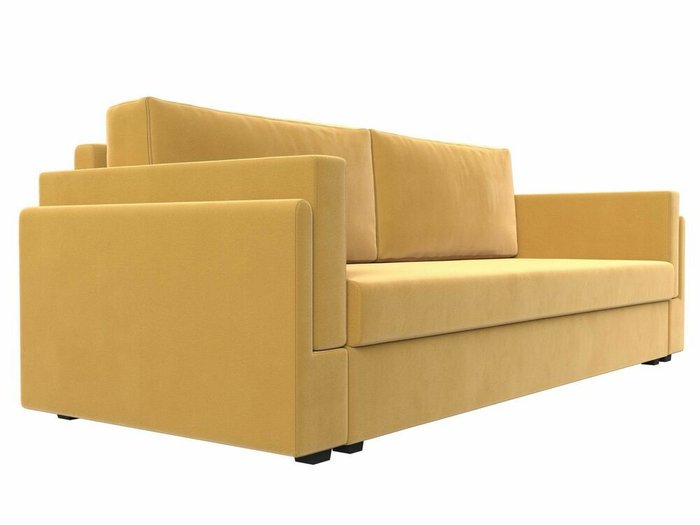 Диван-кровать Лига 007 желтого цвета - лучшие Прямые диваны в INMYROOM