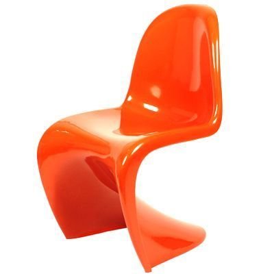 Дизайнерский стул Panton B оранжевого цвета