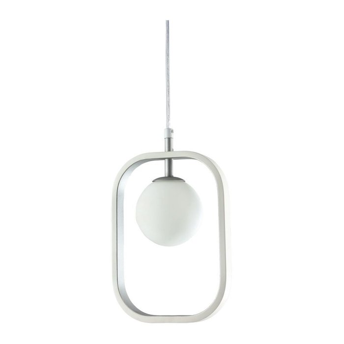 Подвесной светильник Avola бело-серебристого цвета - купить Подвесные светильники по цене 5100.0