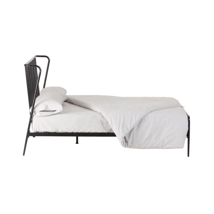 Кровать Narlu графитового цвета 160x200   - купить Кровати для спальни по цене 70990.0