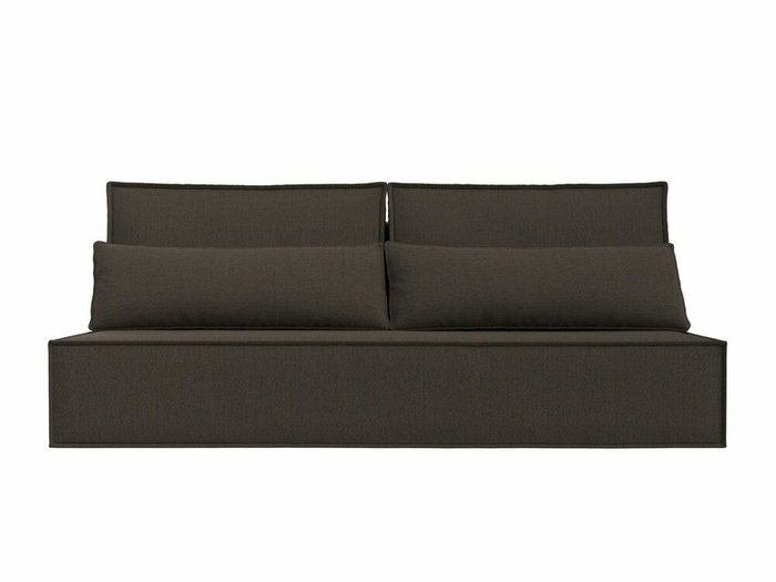 Диван-кровать Фабио Лайт темно-коричневого цвета - купить Прямые диваны по цене 24999.0