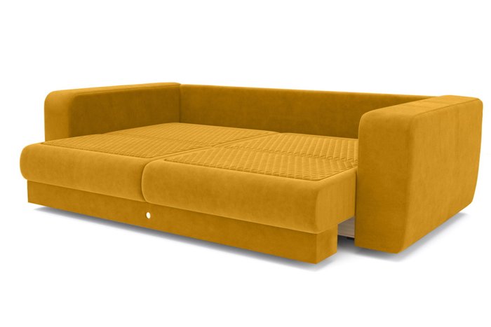 Прямой диван-кровать желтого цвета  - лучшие Прямые диваны в INMYROOM