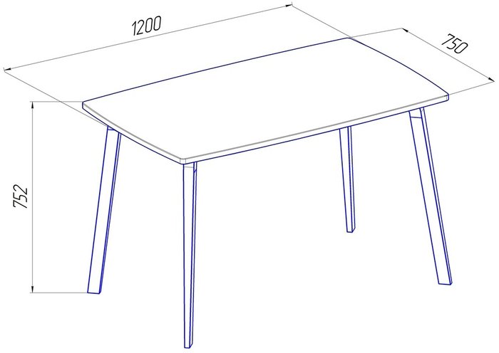Обеденный стол Эра белого цвета - купить Обеденные столы по цене 8490.0