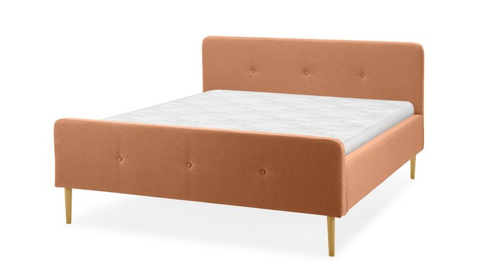 Кровать Левита 180х200 оранжевого цвета  - лучшие Кровати для спальни в INMYROOM