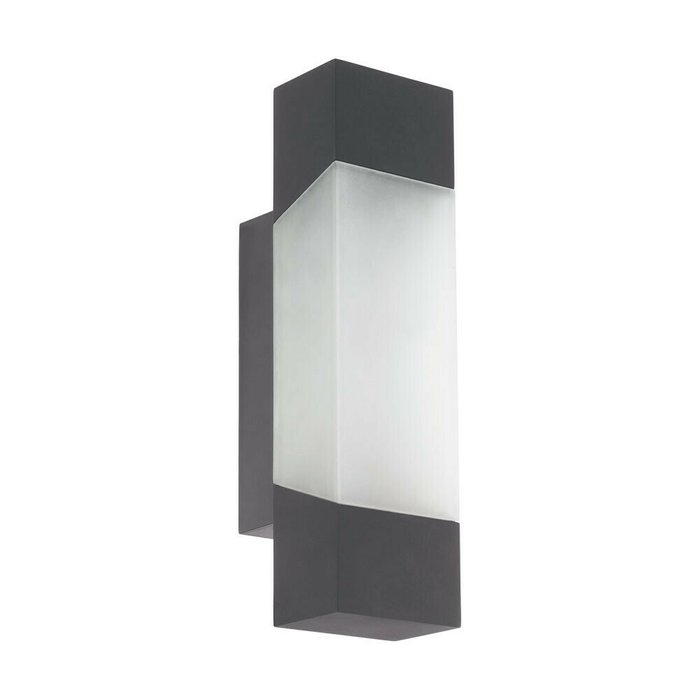 Уличный настенный светодиодный светильник Gorzano бело-серого цвета