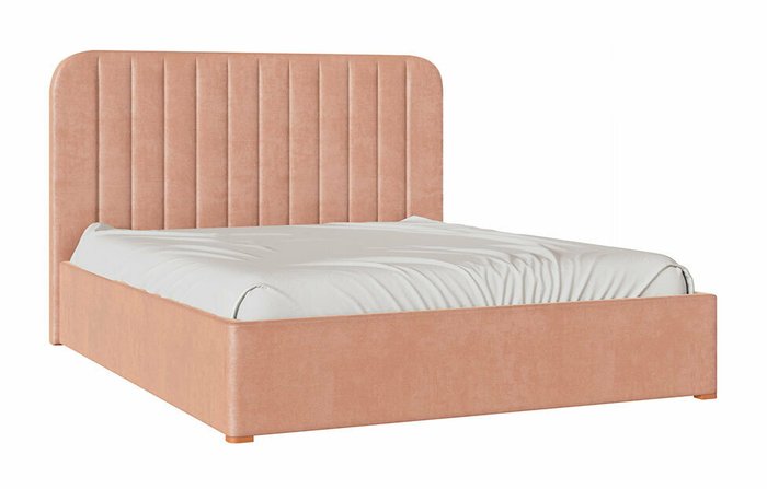Кровать Севелена 160х200 розового цвета - купить Кровати для спальни по цене 34990.0