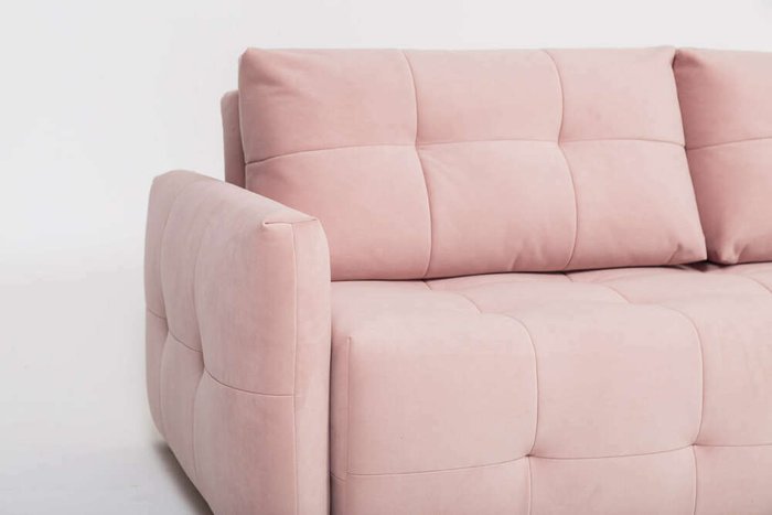 Диван-кровать Milton розового цвета - лучшие Прямые диваны в INMYROOM