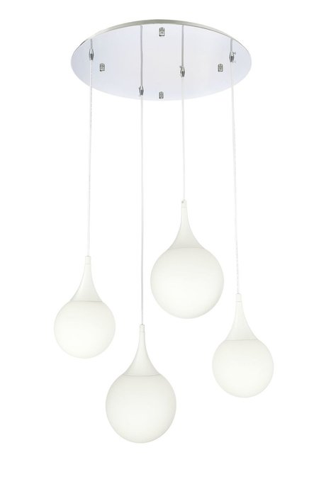 Подвесной светильник Dewdrop белого цвета - купить Подвесные люстры по цене 19440.0