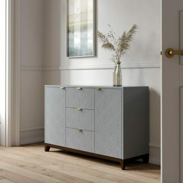 Комод Case CS039 светло-серого цвета - лучшие Комоды в INMYROOM Комод Case CS039 светло-серого цвета - лучшие Комоды в INMYROOM