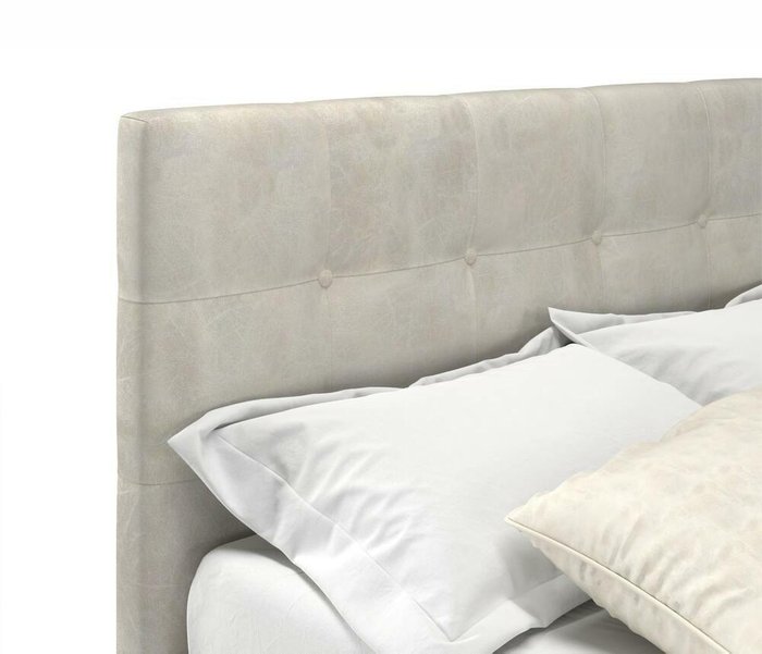 Кровать Selesta 140х200 кремового цвета с ортопедическим основанием  - купить Кровати для спальни по цене 21500.0