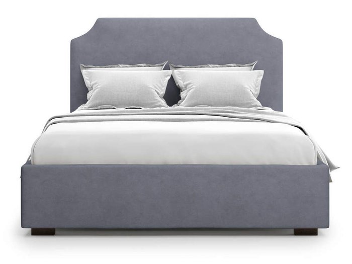 Кровать Izeo без подъемного механизма 160х200 серого цвета