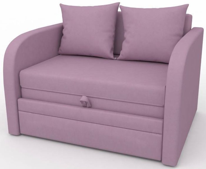 Детский диван-кровать Малыш фиолетового цвета