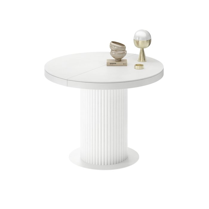 Раздвижной обеденный стол Меб M белого цвета - купить Обеденные столы по цене 170940.0