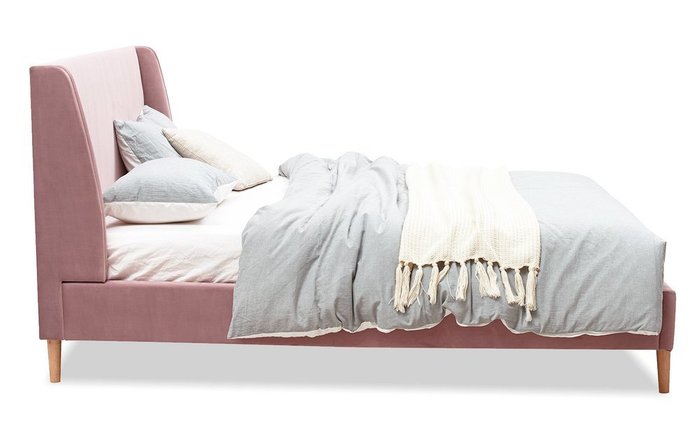 Кровать Carrera 180x200 лилового цвета с подъемным механизмом - лучшие Кровати для спальни в INMYROOM