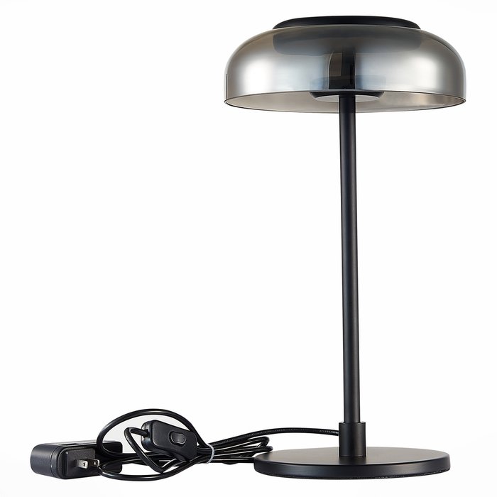 Настольная лампа Lazio черно-серого цвета - купить Настольные лампы по цене 9430.0