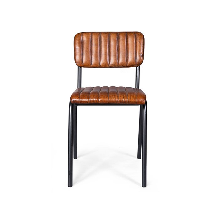 Стул Acorn Wave с кожаным сидением - купить Обеденные стулья по цене 24684.0