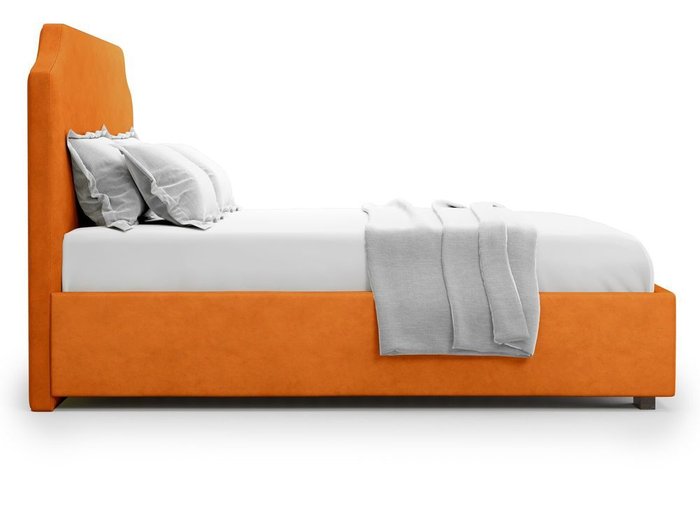Кровать Izeo с подъемным механизмом 160х200 оранжевого цвета - лучшие Кровати для спальни в INMYROOM