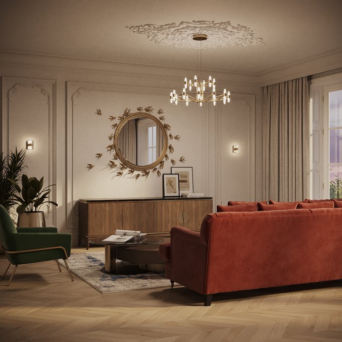 Подвесной светильник Maytoni MOD401PL-L72BS3K Arana Modern - купить Подвесные люстры по цене 72490.0