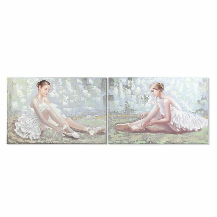 Картина 120 x 3 x 80 cm Балерина традиционный (2 штук)