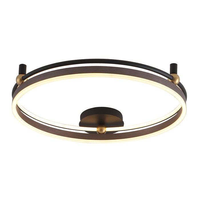 Потолочный светильник FERNANDO PL72W LED COFFEE/BLACK (акрил, цвет белый) - лучшие Потолочные светильники в INMYROOM Потолочный светильник FERNANDO PL72W LED COFFEE/BLACK (акрил, цвет белый) - лучшие Потолочные светильники в INMYROOM